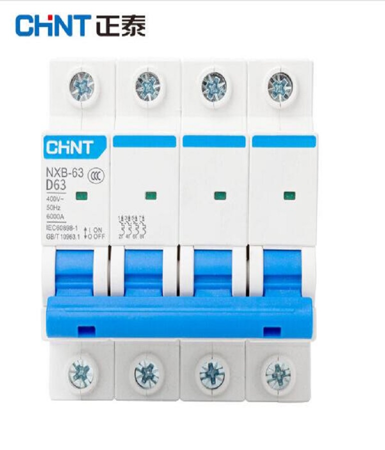 Chint (chnt) nxb-63-4p-d6 D10 D16 D20 D25 D32 D40 D50 D63 household air switch overload air switch spot supply